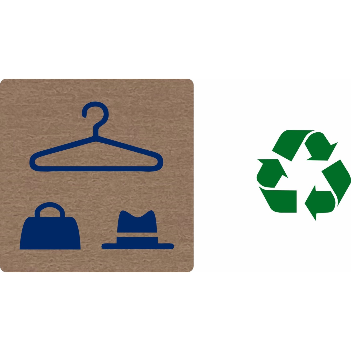 Pictogramme économique en alu " Vestiaires mixtes "