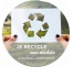 Sticker eco-geste - Je recycle mes déchets
