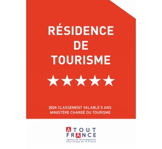 Panonceau Résidence de tourisme 5 étoiles 2024
