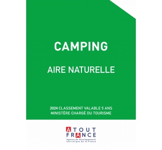 Panonceau Camping Aire Naturelle 2024