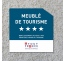 Panonceau Meublé de tourisme 4 étoiles 2024