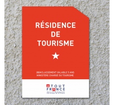 Panonceau Résidence de tourisme 1 étoile 2024