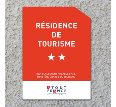 Panonceau Résidence de tourisme 2 étoiles 2024