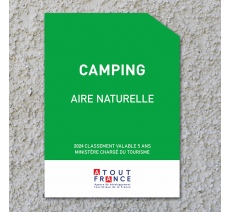 Panonceau Camping Aire Naturelle