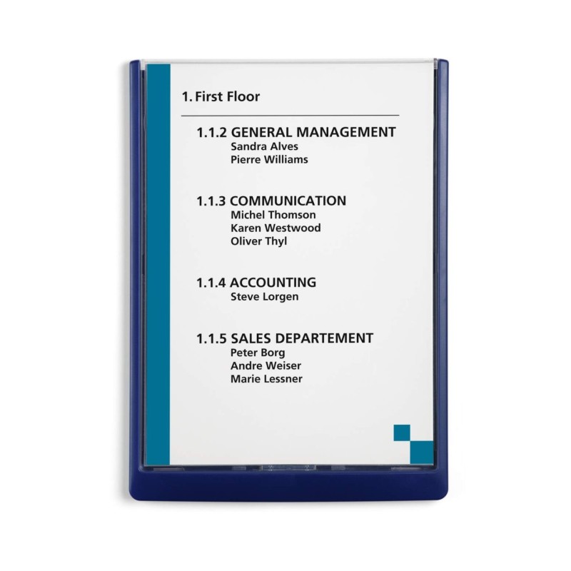 Plaque de porte à personnaliser dimension: H 297 x L 210 mm