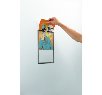 Pochette d'affichage DURAFRAME Adhésive permanente A4