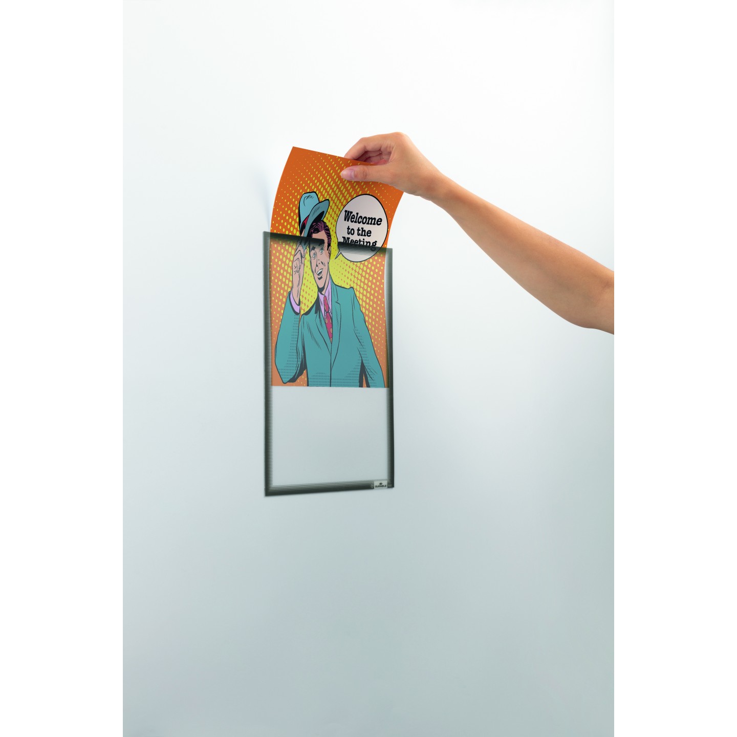 Pochette d'affichage DURAFRAME Adhésive permanente A4