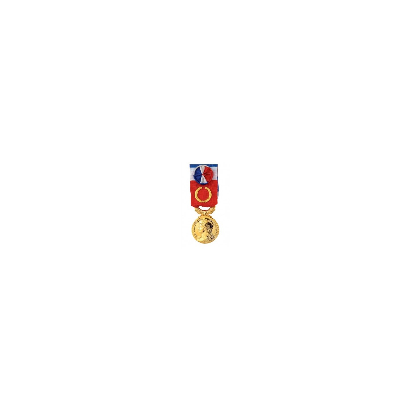 Médaille du travail GRAND OR 40 ans gravée