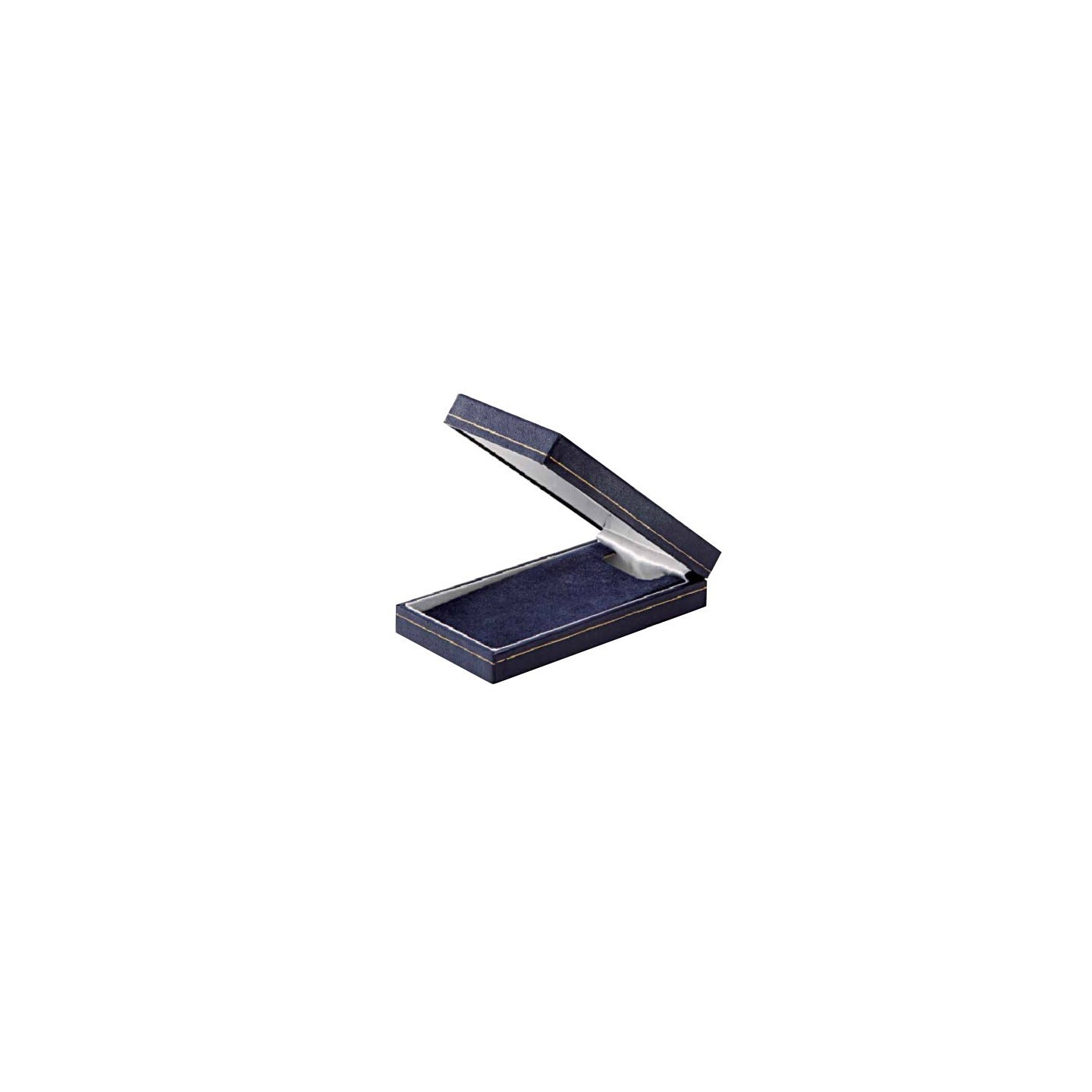 Ecrin en simili cuir bleu