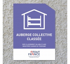 Panonceau auberge collective classée 2025