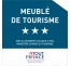 Panonceau Meublé de tourisme 3 étoiles 2025