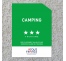 Panonceau Camping tourisme 3 étoiles 2025