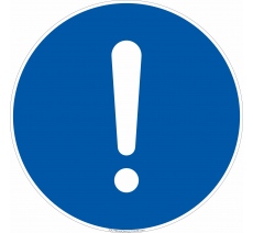 Panneau de sécurité Obligation générale