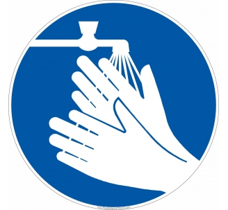 Panneau de sécurité Lavage des mains obligatoire