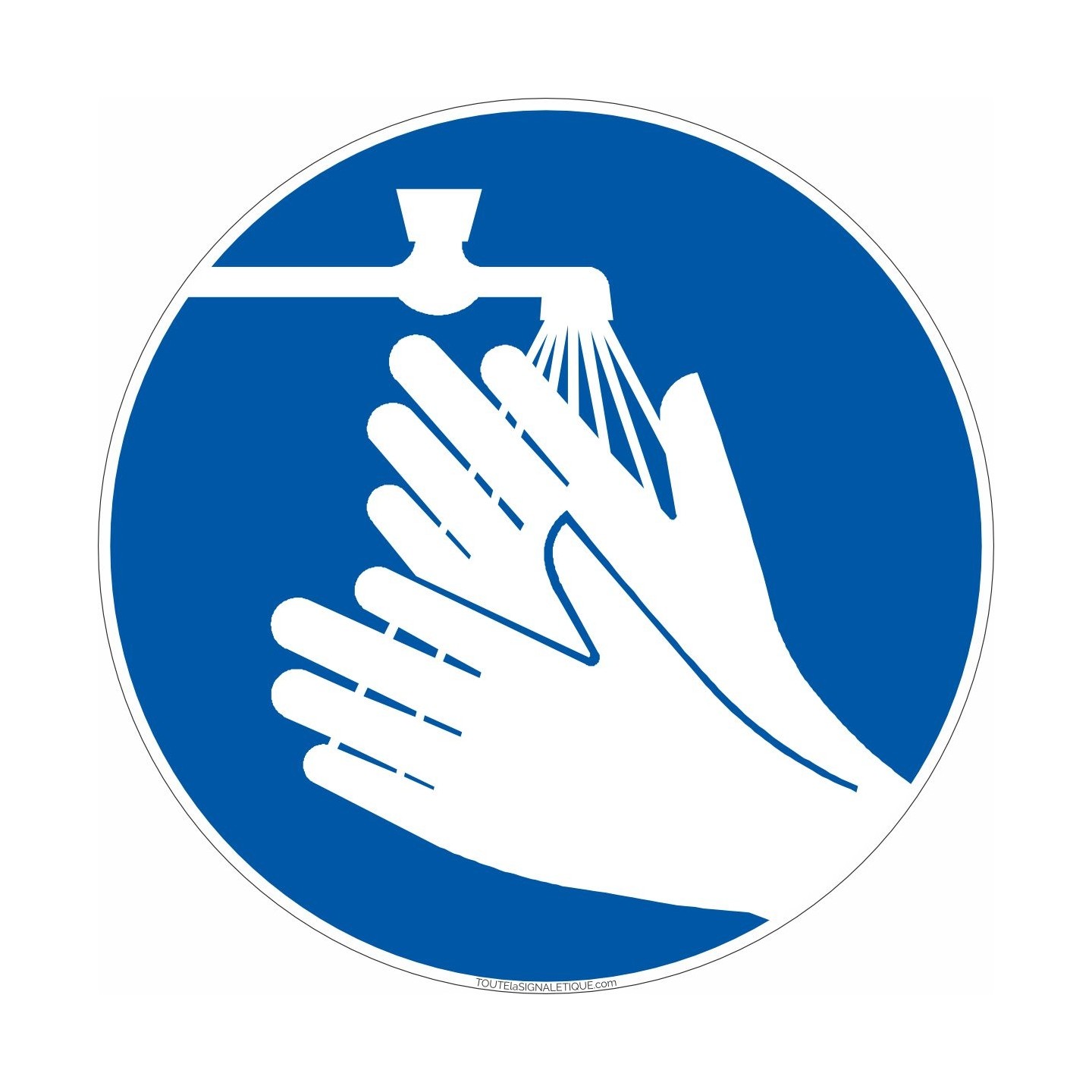 Panneau de sécurité Lavage des mains obligatoire