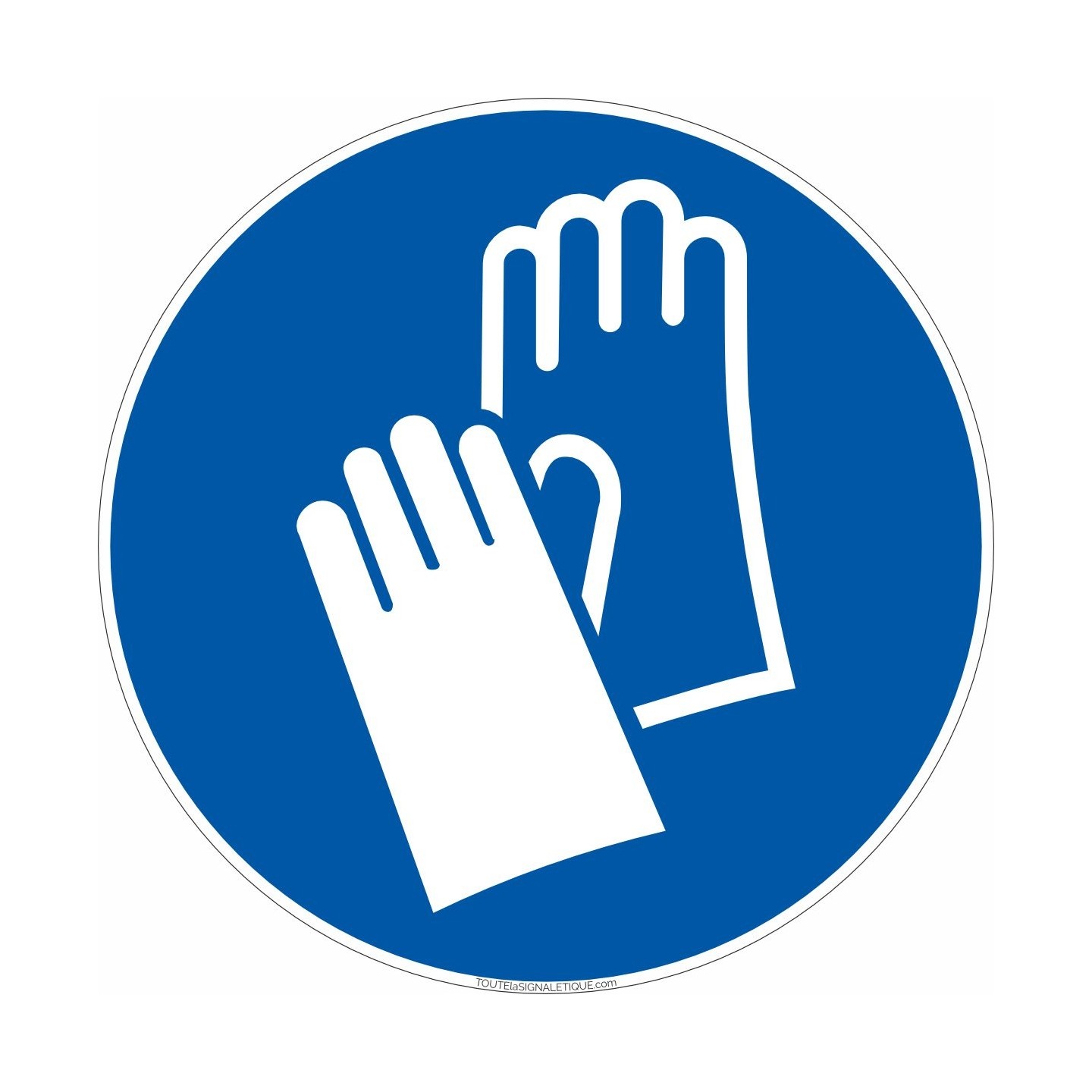 Panneau Port gants obligatoire