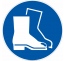 Panneau de sécurité Port de chaussures de sécurité obligatoire