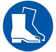 Panneau de sécurité Port de chaussures de sécurité obligatoire