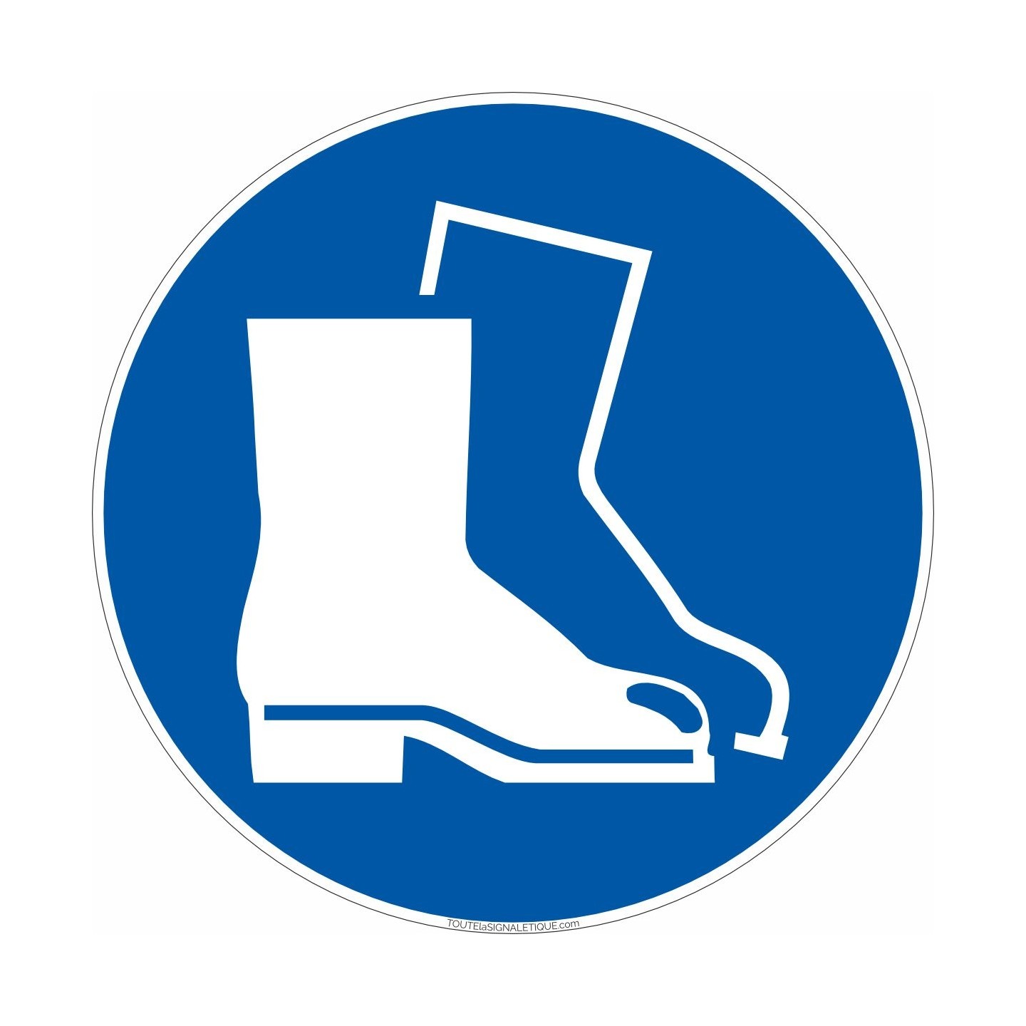 Panneau de sécurité Port de chaussures de sécurité obligatoire