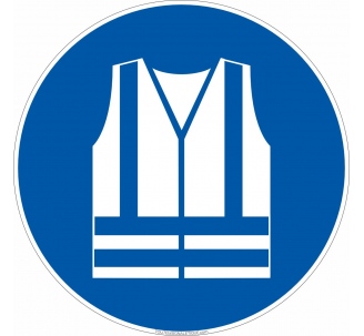 Panneau Port gilet de sécurité obligatoire