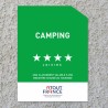 Panonceau Camping loisirs 4 étoiles 2026