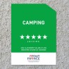 Panonceau Camping loisirs 5 étoiles 2026