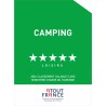 Panonceau Camping loisirs 5 étoiles 2026