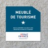 Panonceau Meublé de tourisme 1 étoile 2026