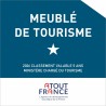 Panonceau Meublé de tourisme 1 étoile 2026