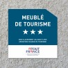 Panonceau Meublé de tourisme 3 étoiles 2026