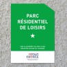 Panonceau Résidence de loisirs 1 étoile 2026