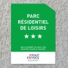 Panonceau Résidence de  loisirs 3 étoiles 2026