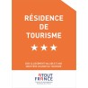 Panonceau Résidence de tourisme 3 étoiles 2026
