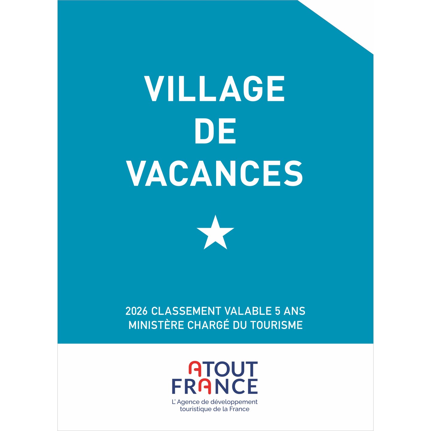 Panonceau Village de vacances 1 étoile 2026