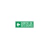 Adhésif ou panneau PVC rigide dim: H 120 x L 330 mm Sortie
