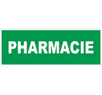 Adhésif ou panneau PVC rigide dim: H 120 x L 330 mm Pharmacie