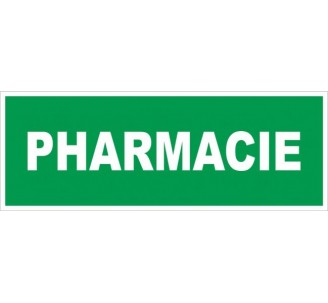 Adhésif ou panneau PVC rigide dim: H 120 x L 330 mm Pharmacie