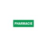 Panneau PVC rigide ou autocollant dim: H 120 x L 330 mm Pharmacie