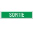 Panneau sortie - Adhésif ou panneau PVC rigide