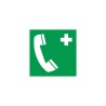 Panneau Téléphone de secours PVC ou Autocollant 