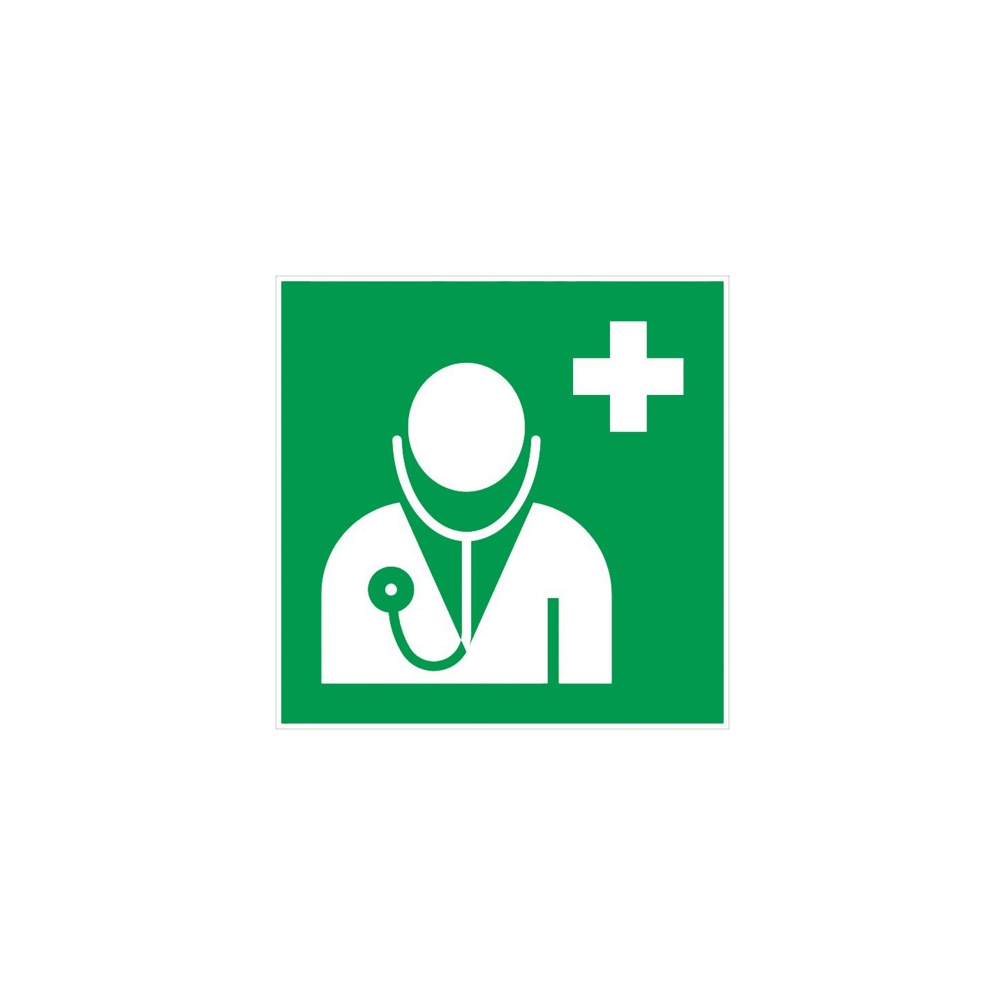 Panneau Médecin PVC rigide ou autocollant