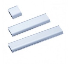 Rail pince en aluminium H 40 x P 13 mm