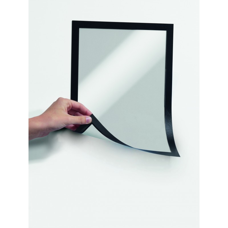 Porte-affiche MAGNETIC mural format A5 coloris noir