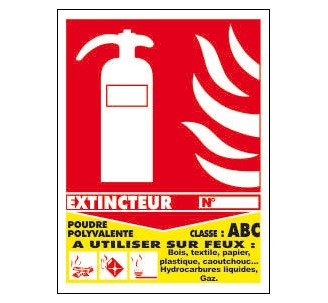 Panneaux PVC Priplack classe de feu ABC - 200x150 mm