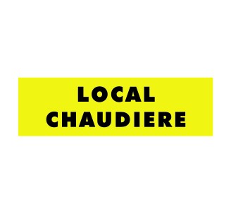 Panneau local chaudière - PVC Priplack