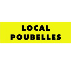 Panneaux local poubelles - PVC Priplack