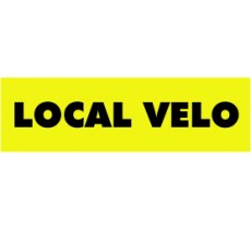 Panneau local vélo - PVC Priplack
