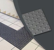 Bandes podotactiles pour l'intérieur