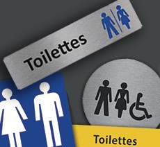 Plaques Toilettes et Sanitaires