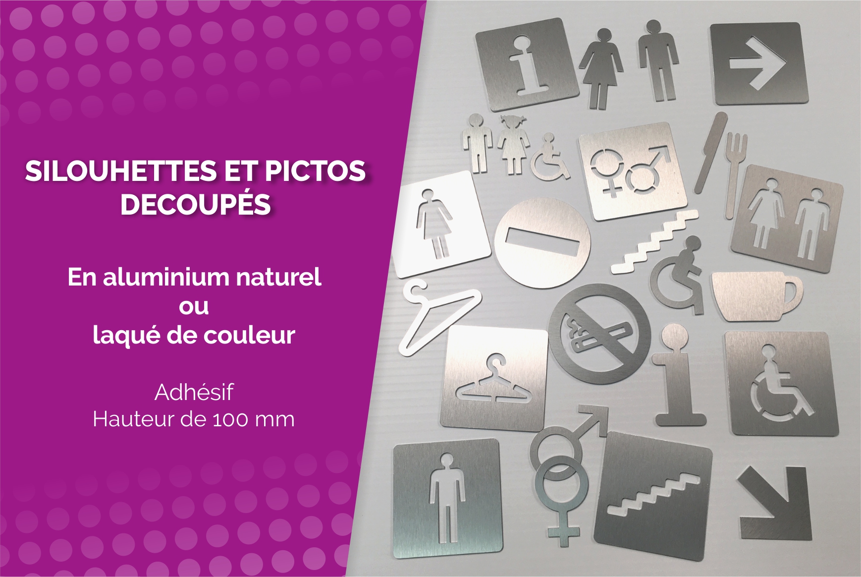 Picto découpés et pochoirs